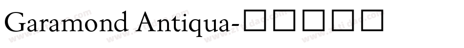 Garamond Antiqua字体转换